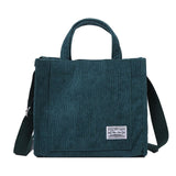 Small Corduroy Bag Women's Shoulder Bag Designer Girls Handbags Female Shopper Bag Crossbody Bag Vintage Book Messenger Bag