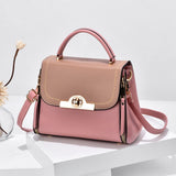 Cyflymder Best selling women's Shoulder bag fashion color contrast small square bag high quality Pu One Shoulder Bag for women