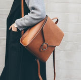 Fashion Women Backpack PU Leather Retro Female bag schoolbags Teenage Girl High Quality Travel books Rucksack Shoulder Bags