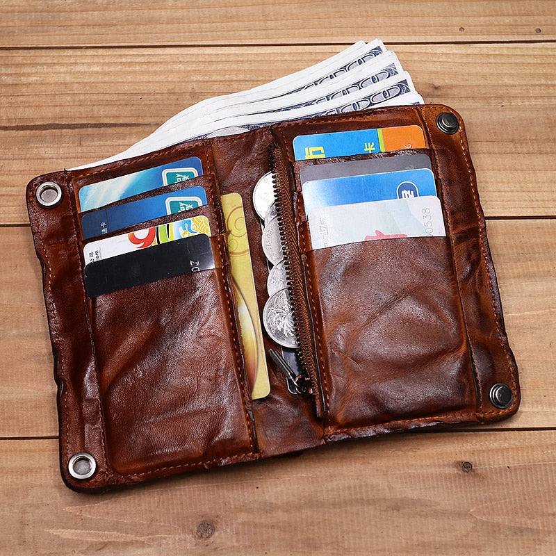 Liviatan - single pocket money holder – Danesh leather design