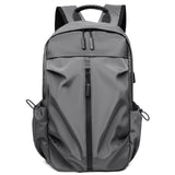 Design Oxford Mens Business Backpacks Outdoor Sports Backpack Travel Bags Male Fashion Folds Computer Bag Nylon Schoolbag