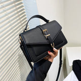 Ceavni Armpit Sling Handbags Solid Color Women PU Leather Shoulder Bags Simple Shoulder Messenger Bags for Women