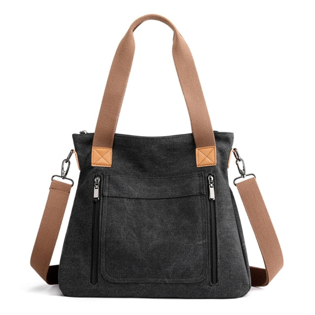 Cyflymder Luxury Cloth Handbags Women Bags Designer Handbags High Quality Canvas Shoulder Messenger Crossbody Bag Ladies Hand bag Purse