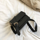 New Arrive Women's Fashion Shoulder Bags Pu Leather Small Messenger Bags Girls Luxury Crossbody Bags Black