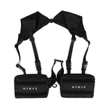 Unisex Chest Rig Bag Tactical Streetwear Chest Bag Functional Tooling Hip Hop Vest Bags Two Pockets Woman Fanny Pack Kanye West