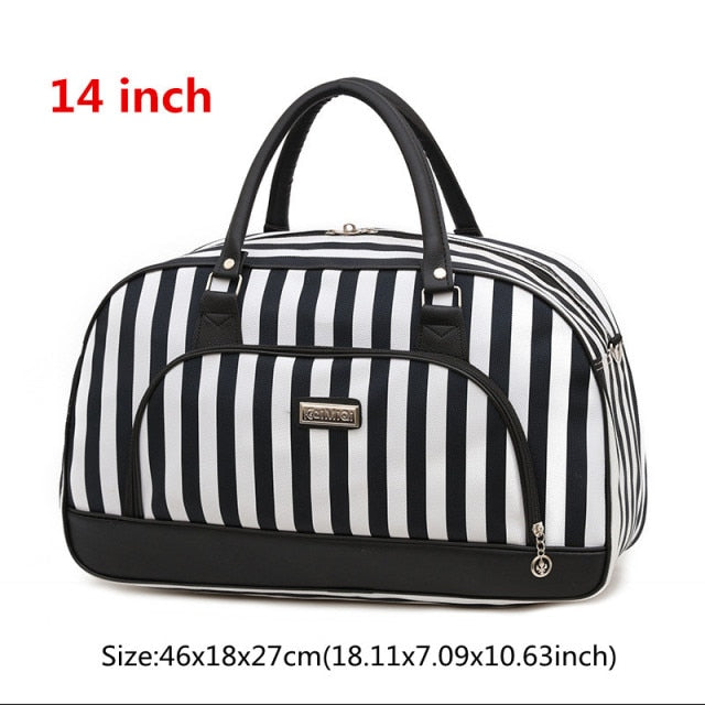 High Capacity Travel Tote Bag Woman Weekend Overnight Short Excursion Clothes Cosmetic Duffle Organizer Luggage Pouch Supplies