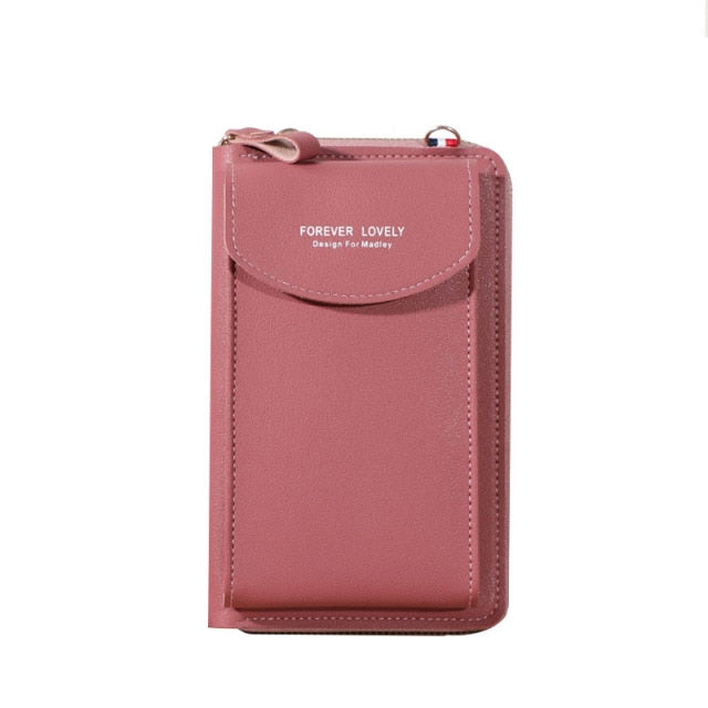 Women Wallet Brand Mobile Phone Bags Big Card Holders Wallet Handbag Purse Clutch Wallets Messenger Shoulder Bag Lady