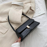Cyflymder Solid Color PU Leather Handbags For Women Shoulder Bag Female Small Elegant Totes Lady Handbag Luxury Hand Bag