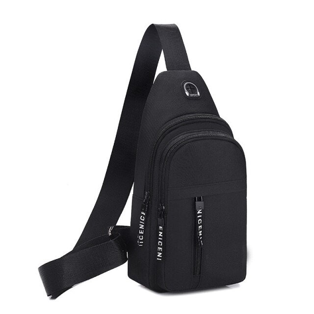NEW Mini Male Bags Pouch For Travel Sport Casual Crossbody Chest Bag Men Shoulder Bags Nylon Waist Packs Sling Bag Crossbody