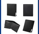 Men Wallet Leather Business Foldable Wallet Luxury Billfold Slim Hipster Cowhide Credit Card/ID Holders Inserts Coin Purses