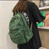 Cyflymder Korean Version High Capacity Travel Backpack Laptop Canvas Women Backpack Female Schoolbag for Teenages Girls mochila mujer