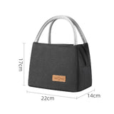 Women's Thermal Lunch Box Bag Portable Kids School Fresh Food Men's Cooler Bento Pouch Office Picnic Purse Accessories
