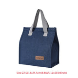Women's Thermal Lunch Box Bag Portable Kids School Fresh Food Men's Cooler Bento Pouch Office Picnic Purse Accessories