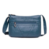 Cyflymder Vintage Women Handbag Purse Pu Leather Shoulder Bag Pockets Crossbody Bag Luxury Bags for Girls Mochila