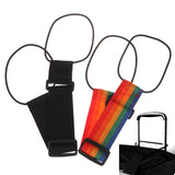 Cyflymder Hot Sale Portable Black Nylon Anti-theft Luggage Strap Holder Gripper Add Bag Handbag Clip Use To Carry