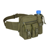 Waterproof Nylon Men Fanny Pack Tactical Military Army Waist Bag Hiking Outdoor Camping Shoulder Bum Belt Bum Sport Chest Bags