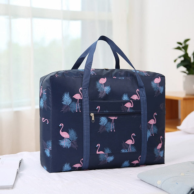Cyflymder Nylon Foldable Travel Bags WaterProof Large Capacity Bag Luggage Women Clothing Organizer Unisex Handbags Men Travel Bags