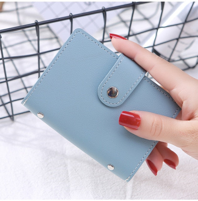 Fashion Unisex Business Card Holder Women Credit Card Case ID Bag For Men Clutch Organizer Wallet With Driver's License Slots